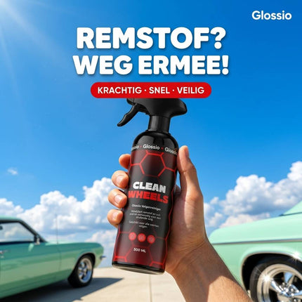 Glossio Clean Wheels Velgenreiniger 500ML – Productfoto 6