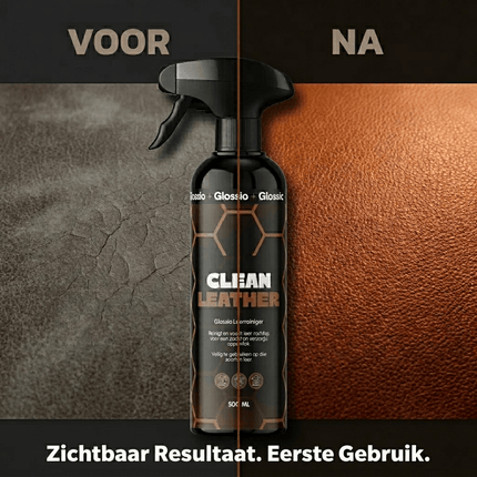 Glossio Glossio Clean Leather Premium Leer en Alcantara Reiniger 500ML – Voor een Dieptereiniging en Matte Afwerking Glansz 6