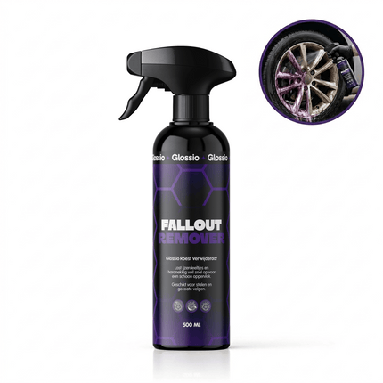 Glossio Glossio Fallout Remover Premium Roestverwijderaar 500ML - Krachtige Auto Roestvrij en Oxidatiebestrijder voor Metalen Oppervlakken Veilig en Efficiënt Glansz 11
