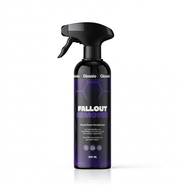 Glossio Fallout Remover Premium Roestverwijderaar 500ML - Krachtige Auto Roestvrij en Oxidatiebestrijder voor Metalen Oppervlakken Veilig en Efficiënt - VCTparts.nl