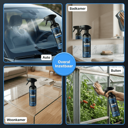 Glossio Glossio Clean Glass Premium Ruitenreiniger 500ML - Streeploze Glasreiniger voor Autoruiten met Krachtige Vuilverwijdering en Kristalhelder Resultaat Glansz 5