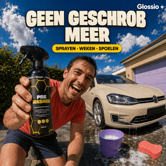 Glossio Glossio Active Pre Washer Premium Vuil en Insectenverwijderaar 500ML - Krachtige Auto Voorreiniger voor Hardnekkig Vuil en Insecten zonder Schade Glansz 2