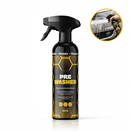 Glossio Glossio Active Pre Washer Premium Vuil en Insectenverwijderaar 500ML - Krachtige Auto Voorreiniger voor Hardnekkig Vuil en Insecten zonder Schade Glansz 12