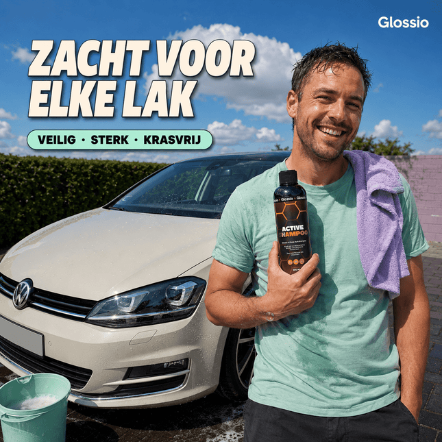 Glossio Glossio Active Shampoo Premium Werkende Zeep 500ML - Krachtige Autoshampoo voor Dieptereiniging en Glanzende Lak zonder Beschadiging Glansz 2
