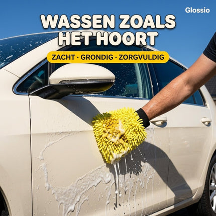 Glossio Glossio Bucketdeal – 6-delig Compleet Autowas Startpakket met Emmer, Shampoo en Droogdoek Combideal 9
