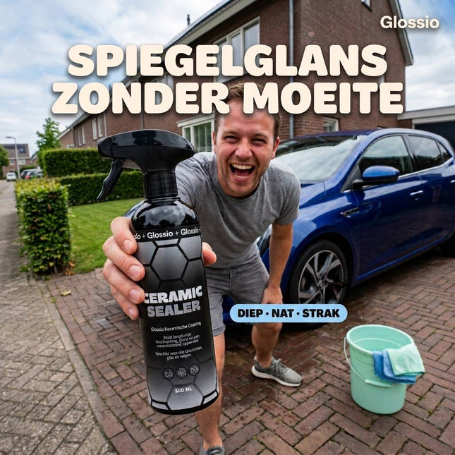 Glossio Glossio Ceramic Sealer Premium Keramische Coating 500ML - Krachtig Tegen Vuil en Water voor een Glanzend en Langdurig Beschermd Autoresultaat Glansz 2