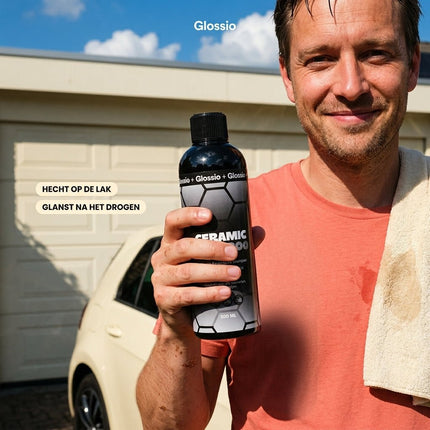 Glossio Glossio Ceramic Shampoo Premium Keramische Zeep 500ML - Diepe Reiniging en Langdurige Bescherming voor Auto Lak en Oppervlakken Glansz 6