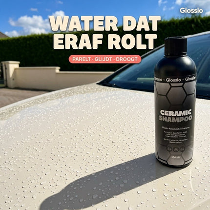Glossio Glossio Ceramic Shampoo Premium Keramische Zeep 500ML - Diepe Reiniging en Langdurige Bescherming voor Auto Lak en Oppervlakken Glansz 7