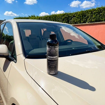 Glossio Glossio Ceramic Shampoo Premium Keramische Zeep 500ML - Diepe Reiniging en Langdurige Bescherming voor Auto Lak en Oppervlakken Glansz 8