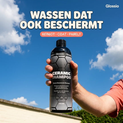 Glossio Glossio Combideal Ceramic Onderhoud – Onderhoudsset met Ceramic Shampoo, Quick Detailer en Buff/Wax Towel Combideal 3