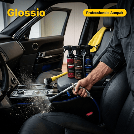 Glossio Glossio Combideal Diepte Interieur – Complete Professionele Set met Pneumatisch Reinigingspistool en Full - Care Reinigers Combideal 4