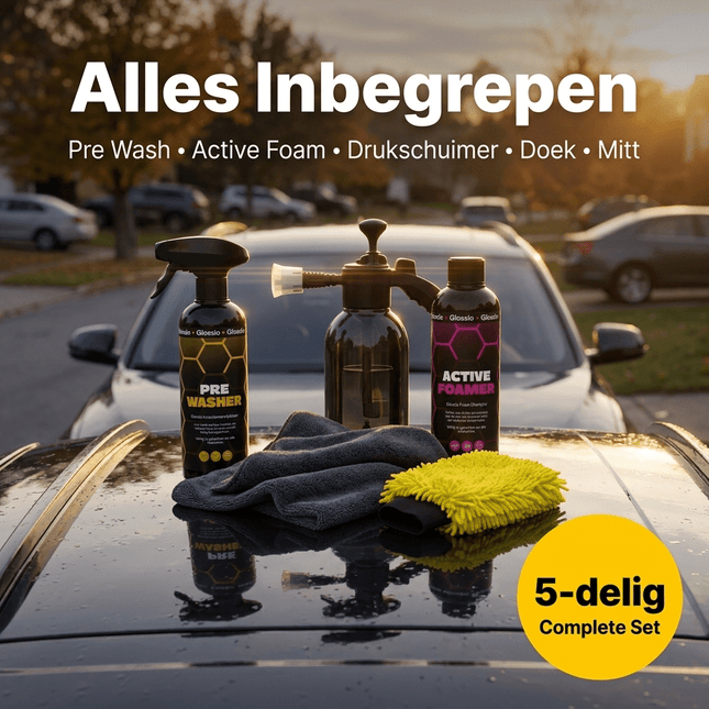 Glossio Glossio Combideal Foam Wassen – Complete Foam Wasset met Pre - Wash, Active Foamer en Drukschuimer Combideal 2