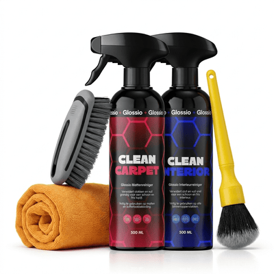 Nettoyant intérieur intérieur combidéal avec tissu en microfibre et pinceau détaillant