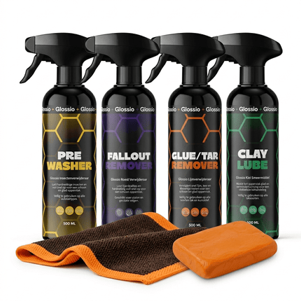 Glossio Glossio Combideal Lak Decontaminatie – Complete 6 - delige Kleiset voor een Spiegelgladde Lak Combideal 1