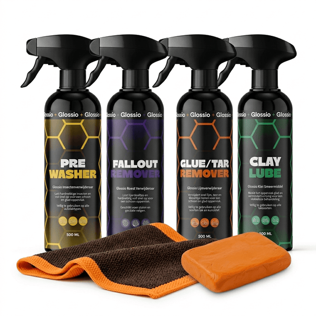 Glossio Glossio Combideal Lak Decontaminatie – Complete 6 - delige Kleiset voor een Spiegelgladde Lak Combideal 1
