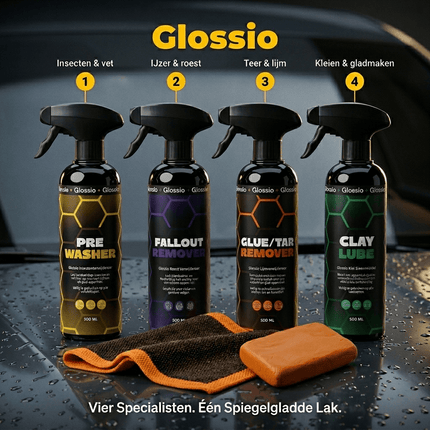 Glossio Glossio Combideal Lak Decontaminatie – Complete 6 - delige Kleiset voor een Spiegelgladde Lak Combideal 3