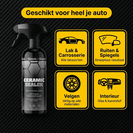 Glossio Glossio Combideal Onderhoud en Glans – Complete 6 - delige Set voor Keramische Bescherming en Showroomglans Combideal 9