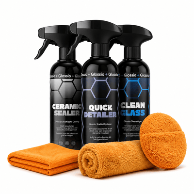 Glossio Combideal Onderhoud en Glans – Complete 6-delige Set voor Keramische Bescherming en Showroomglans