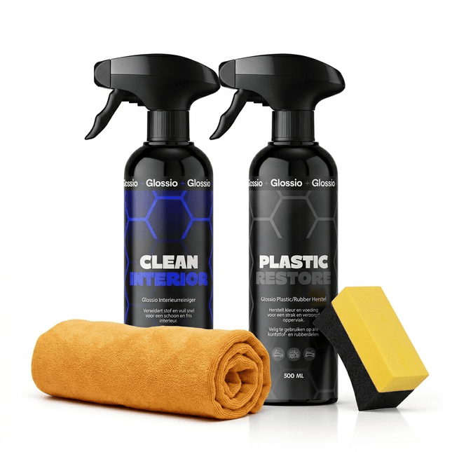 Glossio Glossio Combideal Plastic en Rubber Herstel – Complete 4 - delige Set voor een Diepe OEM - Finish Combideal 1