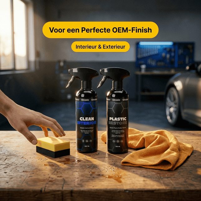 Glossio Glossio Combideal Plastic en Rubber Herstel – Complete 4 - delige Set voor een Diepe OEM - Finish Combideal 2