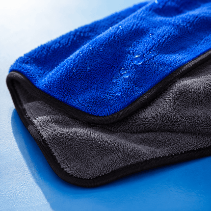 Glossio Glossio Mega Dry XL Microvezel Droogdoek Blauw/Grijs 60x90cm 800gsm voor Snel en Veilig Drogen AMiO 2