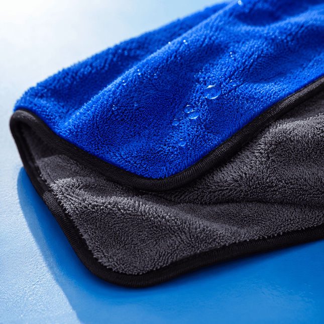 Glossio Glossio Mega Dry XL Microvezel Droogdoek Blauw/Grijs 60x90cm 800gsm voor Snel en Veilig Drogen AMiO 2