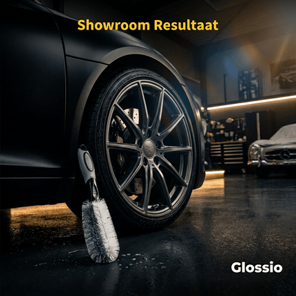 Glossio Glossio Harde Detailing Velgenborstel voor Krasvrije Hardnekkige Reiniging Grijs AMiO 5