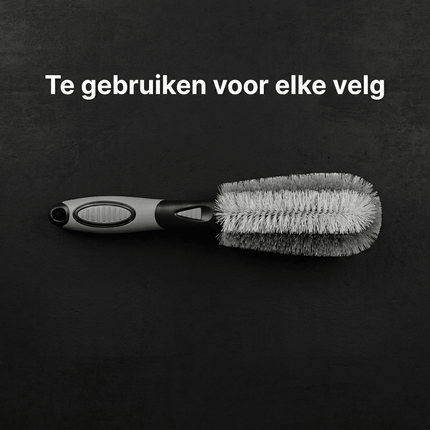 Glossio Glossio Harde Detailing Velgenborstel voor Krasvrije Hardnekkige Reiniging Grijs AMiO 9