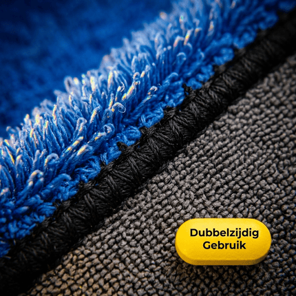 Glossio Glossio Mega Dry XL Microvezel Droogdoek Blauw/Grijs 60x90cm 800gsm voor Snel en Veilig Drogen AMiO 6