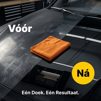 Glossio Glossio Microvezel Doek Oranje Schoonmaak Doek voor een Streeploos Resultaat Oranje VCTparts 7