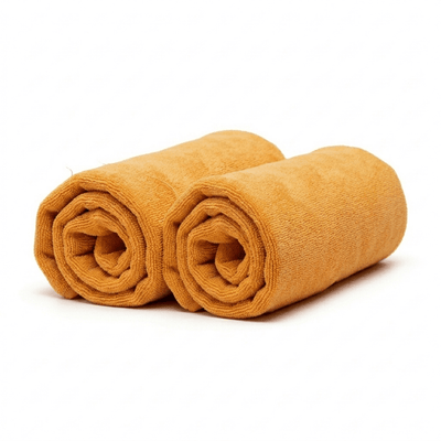 Glossio Multifunctionele Microvezel Doeken Oranje Schoonmaak Doeken voor Meerdere Doeleinden (2 stuks) - Oranje