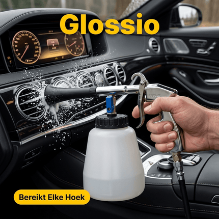 Glossio Glossio Professioneel Pneumatisch Reinigingspistool – Foamgun en Foamer voor Diepe Interieurreiniging – 1L AMiO 7