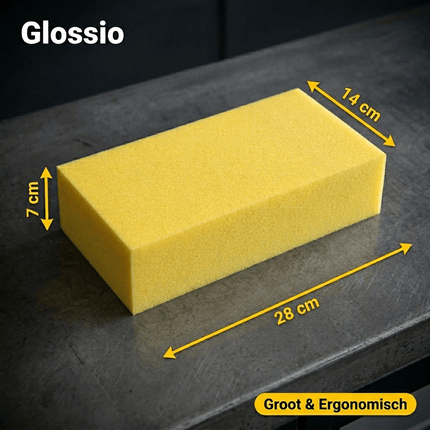 Glossio Glossio Super Foaming XXL Car Wash Spons – Voor een Maximale Schuimervaring (28x14x7 cm) AMiO 7