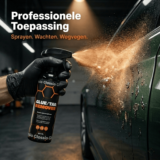 Glossio Tar en Glue Remover 500ML - Verwijdert Teer Lijm en Hardnekkig Vuil van Auto Lak en Oppervlakken - VCTparts.nl