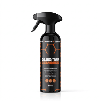 Glossio Glossio Tar en Glue Remover 500ML - Verwijdert Teer Lijm en Hardnekkig Vuil van Auto Lak en Oppervlakken Glansz 1