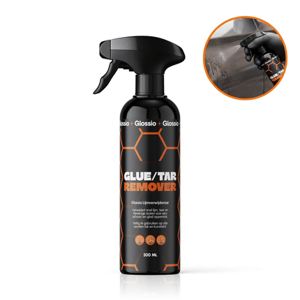 Glossio Glossio Tar en Glue Remover 500ML - Verwijdert Teer Lijm en Hardnekkig Vuil van Auto Lak en Oppervlakken Glansz 11