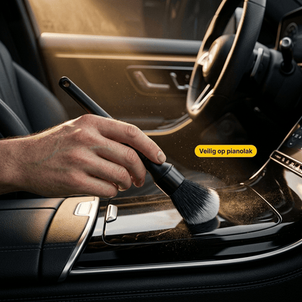 Glossio Glossio Ultrazachte Interieur Detail Kwast voor Krasvrije Reiniging Zwart NORGOS 7