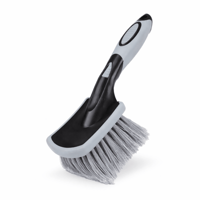 Brosse de nettoyage ultra-bas pour le nettoyage sans rayures - gris / noir