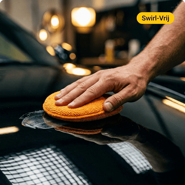 Glossio Zachte Microvezel Applicator voor een Gelijkmatige Aanbrenging Oranje - VCTparts.nl