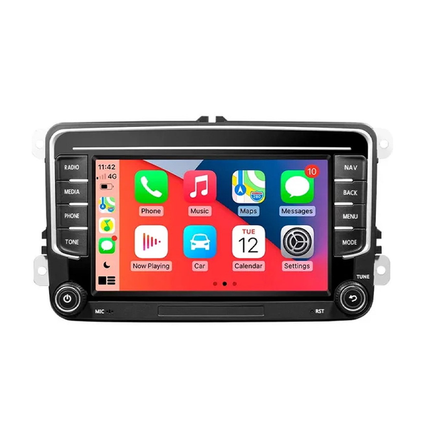 CarPlay & Android Auto Multimedia Scherm voor Volkswagen, Skoda, Seat – GPS Navigatie – Geschikt voor Golf 5/6, Passat B6, Polo, Jetta, Touran, Octavia en meer – Inbouwen / Inbouwservice / Installatie