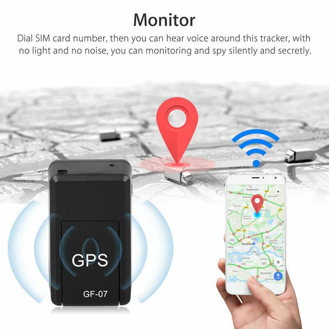 VCTparts GPS Auto Locatie Tracker met Live Tracer Maps en Anti - Diefstal Functie (SIM Kaart) - Magnetische Bevestiging - Voertuig Telefoon Meldingen NORGOS 2