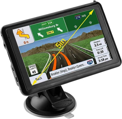 Système de navigation GPS Auto 5 pouces Satellite haute définition - Mode Europe Mode 3D 8 Go 256 Mo