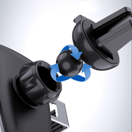 Gravity Smartphone Autohouder YC08 Voor Ventilatierooster - Zilveren Telefoonhouder - VCTparts.nl