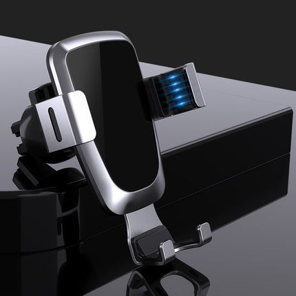 Gravity Smartphone Autohouder YC08 Voor Ventilatierooster - Zilveren Telefoonhouder - VCTparts.nl
