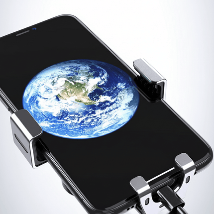 Gravity Smartphone Autohouder YC08 Voor Ventilatierooster - Zilveren Telefoonhouder - VCTparts.nl