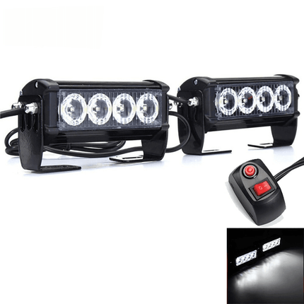 VCTparts Grill Flitsers Wit LED Stroboscoop Zwaailichten [Grillflitsers - Bumperflitsers] NORGOS 9