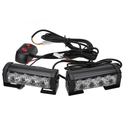 VCTparts Grill Flitsers Wit LED Stroboscoop Zwaailichten [Grillflitsers - Bumperflitsers] NORGOS 5