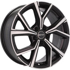 <h3>4 Velgen 17 inch MENTOR 5x112 ET35 66.5 Zwart BLP - Passend voor Audi Volkswagen Mercedes Seat Skoda</h3> - VCTparts.nl