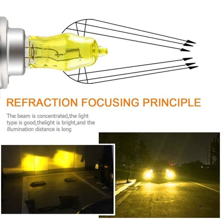 VCTparts H4 Halogeen Koplampen Dimlicht 3000K Geel Licht (set 2 stuks) NORGOS 4
