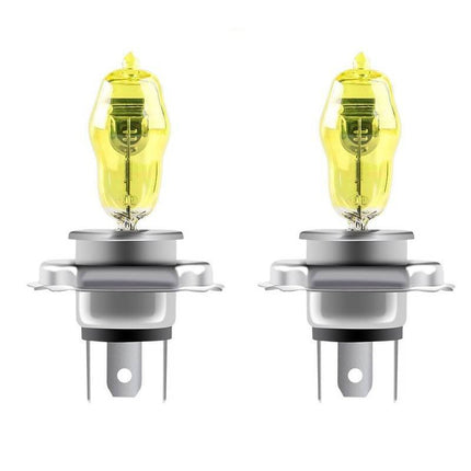 VCTparts H4 Halogeen Koplampen Dimlicht 3000K Geel Licht (set 2 stuks) NORGOS 6